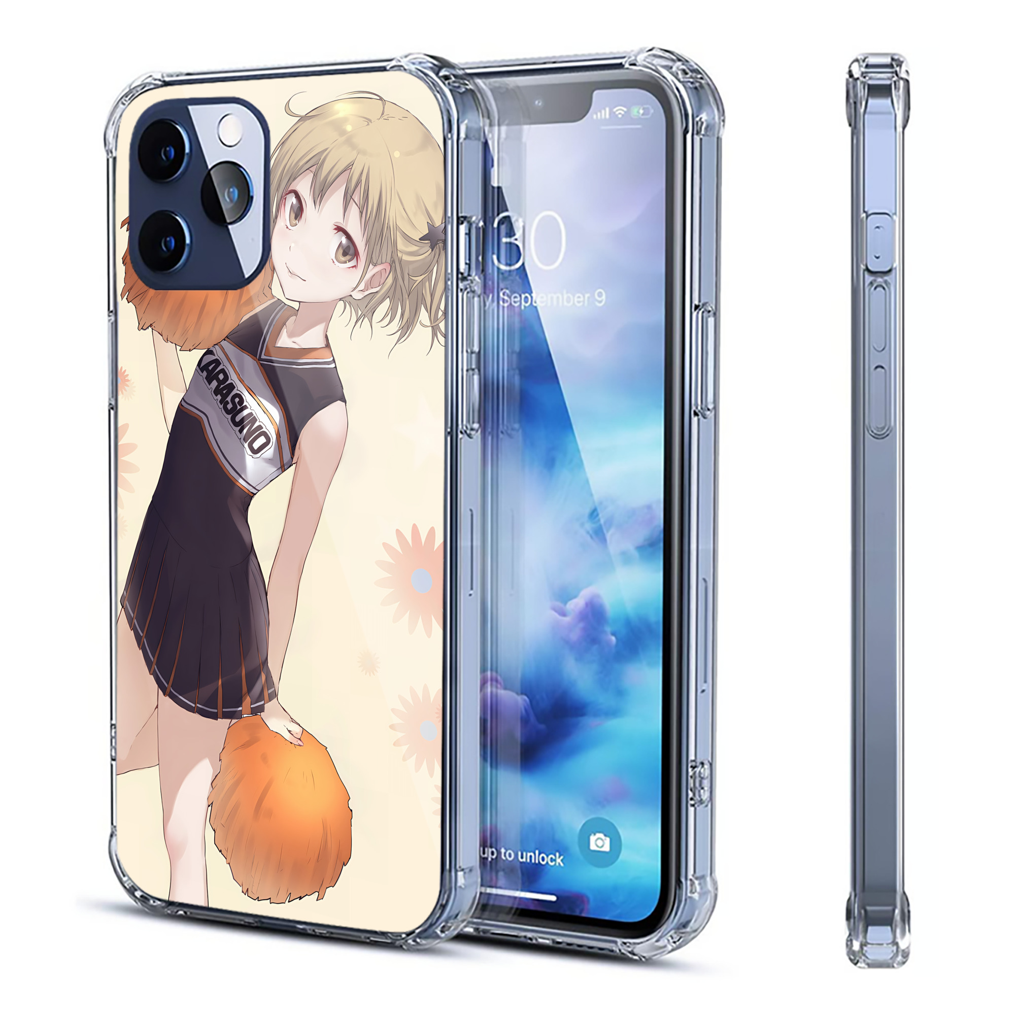 （画像用） ハイキュー!! Haikyu!! 【iPhone 12シリーズ対応】透明スマホケース（クリアソフトケース）